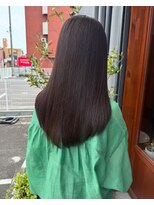 キュオンシア(CUEON. ciea)&nbsp;髪質改善ストレート×グレージュ