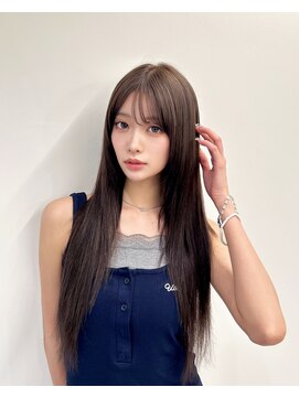 ガルボヘアー 心斎橋店(garbohair) 心斎橋プルエクステロングヘアー透明感アッシュイルミナカラー