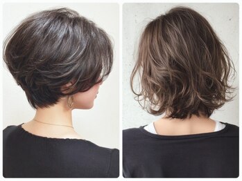 アルテ ヘア(Arte hair)の写真/【新小岩駅/新規カット¥3990】大人のショートボブ◇毛先のニュアンスやボリューム感にこだわり有☆