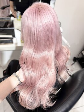 ランテルディ 渋谷(LANTERDIT) 【LANTERDIT】ペールピンクカラー/Wカラー/ブリーチ/Risa