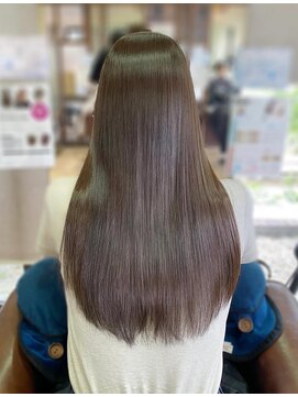 ハピネス クローバー 学園前店(Happiness CLOVER) 髪質改善 艶髪 グレージュカラー