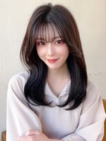 アフロート エル 錦糸町(AFLOAT L)&nbsp;【20代30代】さりげないナチュラルレイヤー/小顔/黒髪/暗髪