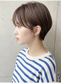 ショートボブ/耳掛けショート/ショートカット/30代40代50代
