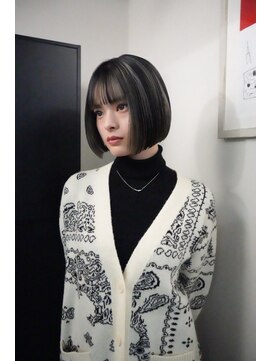 アフィナー 新宿(Afinar) ブリーチハイライト髪質改善ダブルカラーレイヤーカット/新宿駅