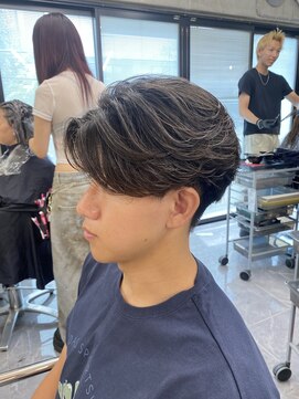 サイン メンズ 渋谷(SIGN men's) フェザーパーマ/ニュアンスパーマ/センターパート