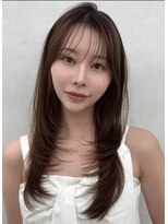 エジョン 三鷹店(Aejon)&nbsp;三鷹レイヤーカット韓国ダブルカラー顔周り前髪カットボブ