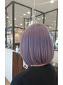 ラル 水戸県道50号店(Lalu.)&nbsp;ボブ系のカラースタイルです！