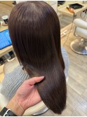 艶カラー＋髪質改善トリートメントで艶々美髪に♪！