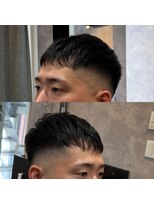 メグロバーバーショップロッポンギ 目黒六(MEGURO BARBER SHOP 6PPONGI) フレンチクロップ/フェードカット