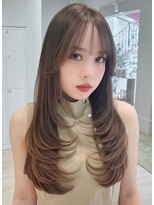 ティファ 大宮(Tiffa) 20代愛されロングレイヤー。柔らかいカラーで魅せる最旬モテ髪