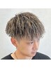 【強めの束感】MEN'Sカット＋パイルツイスト＋金メッシュ[心斎橋/MEN'S]