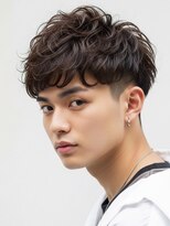 ハロオム(Halo homme) ふんわりやわらかマッシュパーマ|メンズショート