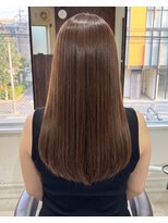 零秒女髪 千里丘店&nbsp;艶感あふれる上品な大人女性の美髪ロング髪質改善艶髪