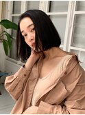 大人ワンレンボブ