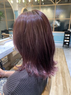 ロンドフルール 大宮東口(Lond fleur) 【林　飛夕也　カラーリスト】ラベンダーピンク♪