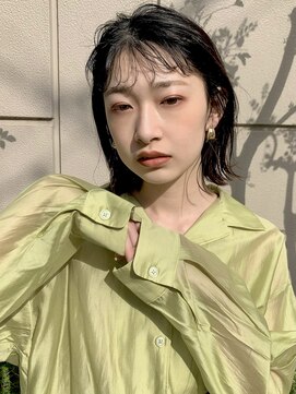 キューズ クラブ(cuz KLUB) 【cuzKLUB】ボブ×ダークアッシュ