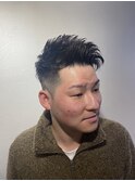 ツーブロックショート