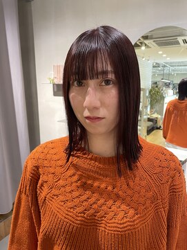 ニキータ(Nikiita) ブリーチなしカラー　ワインレッド　ボルドー　暖色カラー