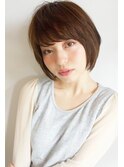 流し前髪愛されショートヘアショート/髪質改善/10代20代30代40代