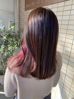 ダメージレスで色持ちも良い♪長く楽しめるヘアStyleを叶えます♪