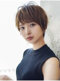 20代30代40代◎小顔ショートボブチョコレートカラー新宿代々木