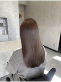 髪質改善カラー/艶感ショコラブラウン
