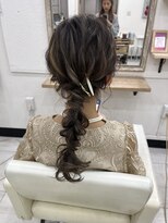 プティクローシェ バイ クオーレ(petite cloche by CUORE) 結婚式ヘア編みおろし