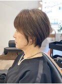 ☆ハイライトダブルシアーカラーカールセミディ姫カット［船橋]