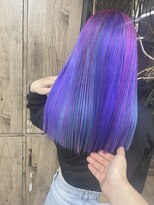 ヴィフ 大船(VIF)&nbsp;バレイヤージュ/ハイライト/ダブルカラー/ケアブリーチ/ボブ