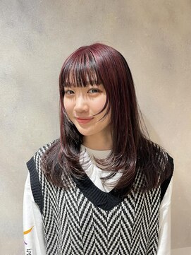 アオ(AO。) アンブレラカラー/デザインカラー/ハイトーンカラー/石川町