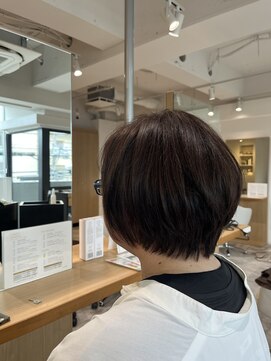 ソイクフ 四条大宮店(SOY-KUFU) 大人可愛い◎20代30代40代シアーカットアッシュショートヘア