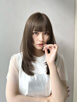 ジョエミバイアンアミ(joemi by Un ami)&nbsp;★カールセミディシアーカラー姫カット小顔カット韓国レイヤー