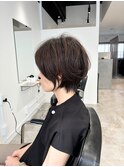 ショート×パーマ