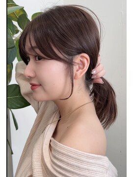 コート 表参道(Cote) 顔まわりカット　レイヤー　横顔美人　　前髪カット