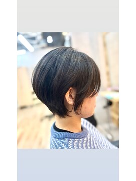 アグ ヘアー ナッツ 秦野店(Agu hair nuts) 癖毛を活かす　黒髪×ショート◎秦野ショートヘア