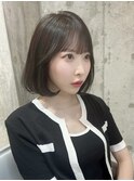 アッシュカラー×大人ボブ[韓国/前髪/新宿/レイヤーカット]