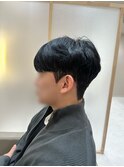 韓国スタイルダウンパーマ
