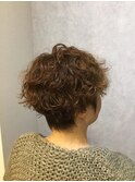 エレガントに揺れる大人ショート×ケアパーマ #3
