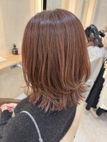 ヘアーアンドメイク エクリ 不動前店(Hair&Make equri)&nbsp;くびれレイヤー×ピンクベージュ