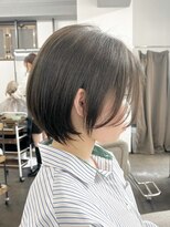 ルアン 上通り(ruen) 丸みショート 丸みショートボブ 熊本美容室 ruen 右田莉奈