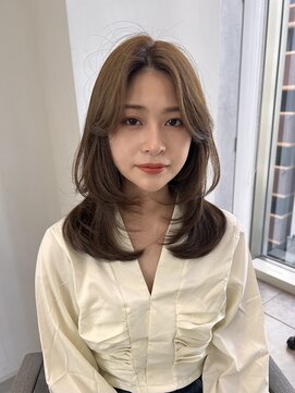 オーシャンヘアリゾート(Ocean hair resort) 髪質改善＊透明感メルティーカラーセミロング＊