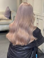 ベレーザ 渋谷(BELEZA) 12360ミルクティーベージュ韓国風巻きホワイトブロンドロング