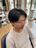 メンズカット＋白髪ぼかし＋シェービング
