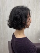 アンジェリカ(Angelica Total Beauty Lifestyle Design)&nbsp;似合わせボブパーマ暗髪カラー
