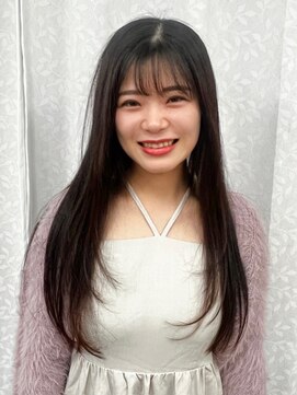 ブルームケーツー 泉崎本店(bloom K2) ナチュラル艶ロング/透け感バング