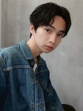 ラベル 渋谷(LAVEL) 刈り上げなしセンターパート