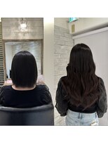 リゼル シブヤ(RISEL SHIBUYA)&nbsp;エクステ80本で自然なロングヘアに！
