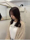 ショートヘアグレージュミルクティーベージュシースルーミニボブ