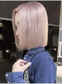 ミディアムヘア/暗めカラー/グランマッシュ/銀座駅