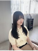顔まわりレイヤーカット